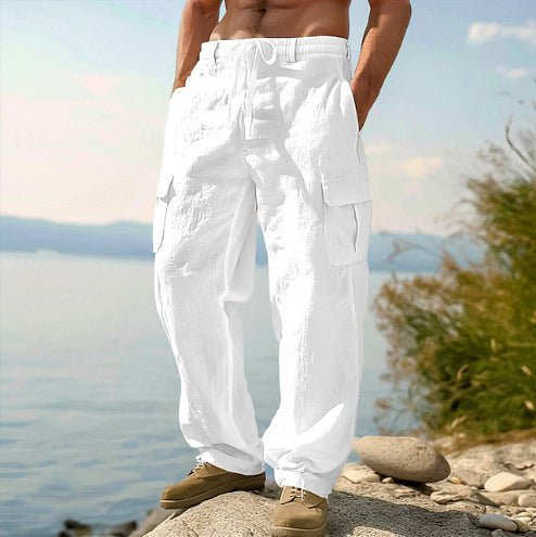 Men's Four Seasons Thin Loose Casual Wide-leg Pants - DBMP Shop