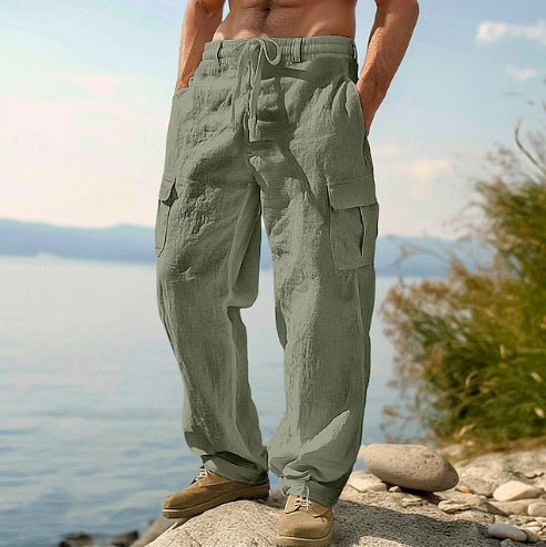 Men's Four Seasons Thin Loose Casual Wide-leg Pants - DBMP Shop