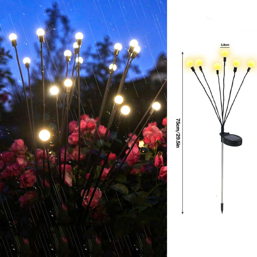 Simulation Firefly Solar Light Outdoor Garden Decoration Lawn Landscape Lamp Xmas Decor Solar LED Lights Outdoor Garden Lights - DBMP (Electronics And More Store)