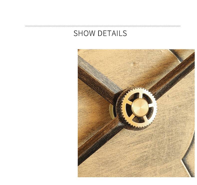 American Antique Iron Gear Wall Clock - DBMP (Electronics And More Store)