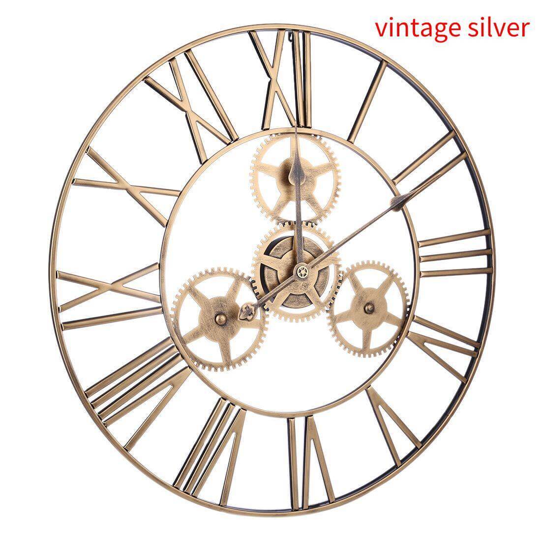 American Antique Iron Gear Wall Clock - DBMP (Electronics And More Store)