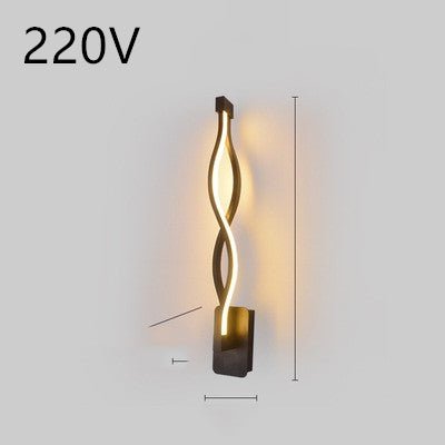led wall lamp nordic minimalist bedroom bedside lamp - DBMP Shop