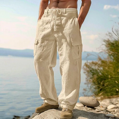 Men's Four Seasons Thin Loose Casual Wide-leg Pants - DBMP Shop
