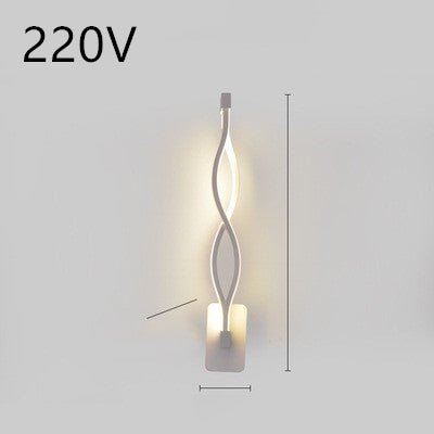 led wall lamp nordic minimalist bedroom bedside lamp - DBMP Shop