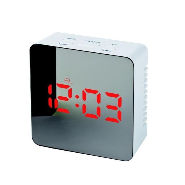 Digital LED multi - function mirror clock - DBMP (Electronics And More Store)