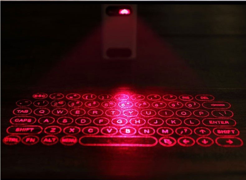 LEING FST Virtual Laser Keyboard Bluetooth Wireless Projector Phone Keyboard For Computer Pad Laptop With Mouse Function - DBMP (Electronics And More Store)