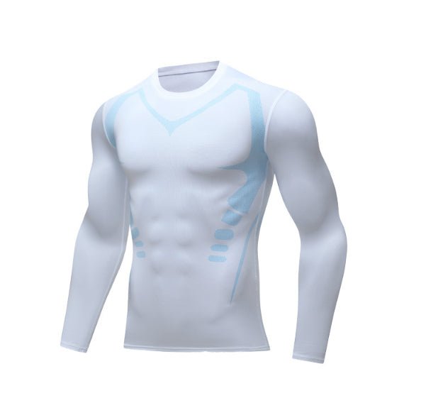 Men's Exercise Workout Quick-drying Breathable Slim Fit Tight Stretch Vest - DBMP Shop