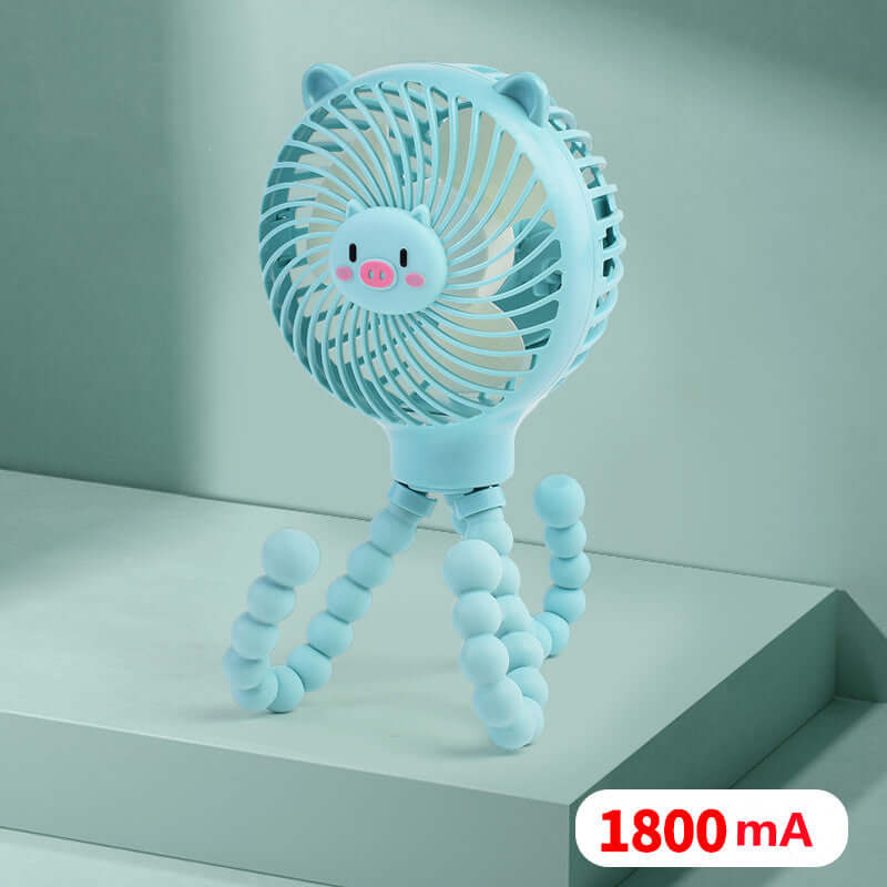 Poussette Poulpe Petit Ventilateur De Poche Usb Charge Silencieux Grand - capacité Poussette Pour Bébé - DBMP (Electronics And More Store)