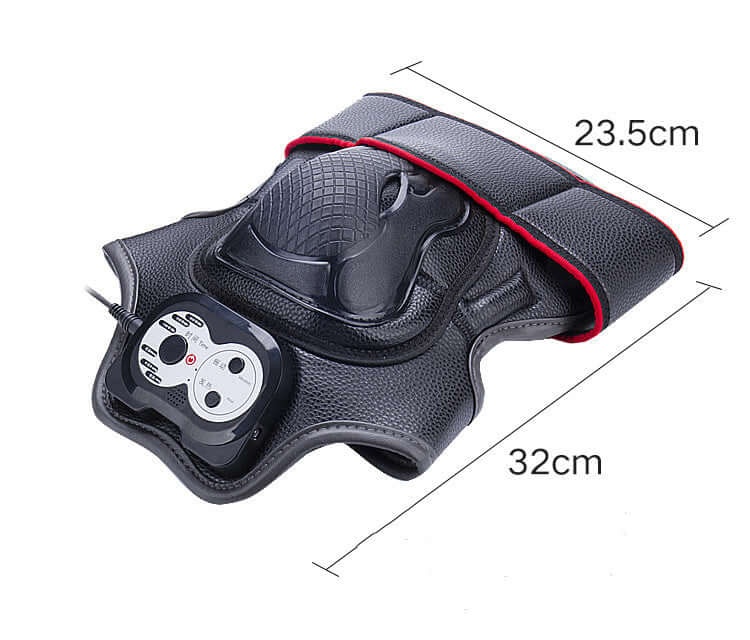 Hailicare knee massager with remote, dimensions 32cm x 23.5cm, designed for heat and physiotherapy therapy.