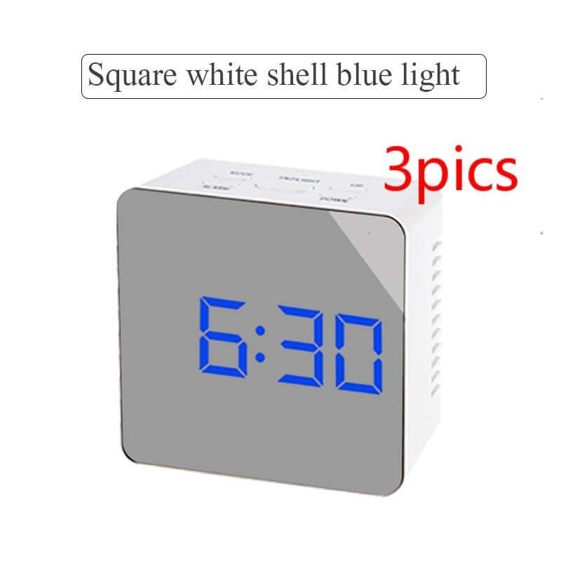 Digital LED multi - function mirror clock - DBMP (Electronics And More Store)