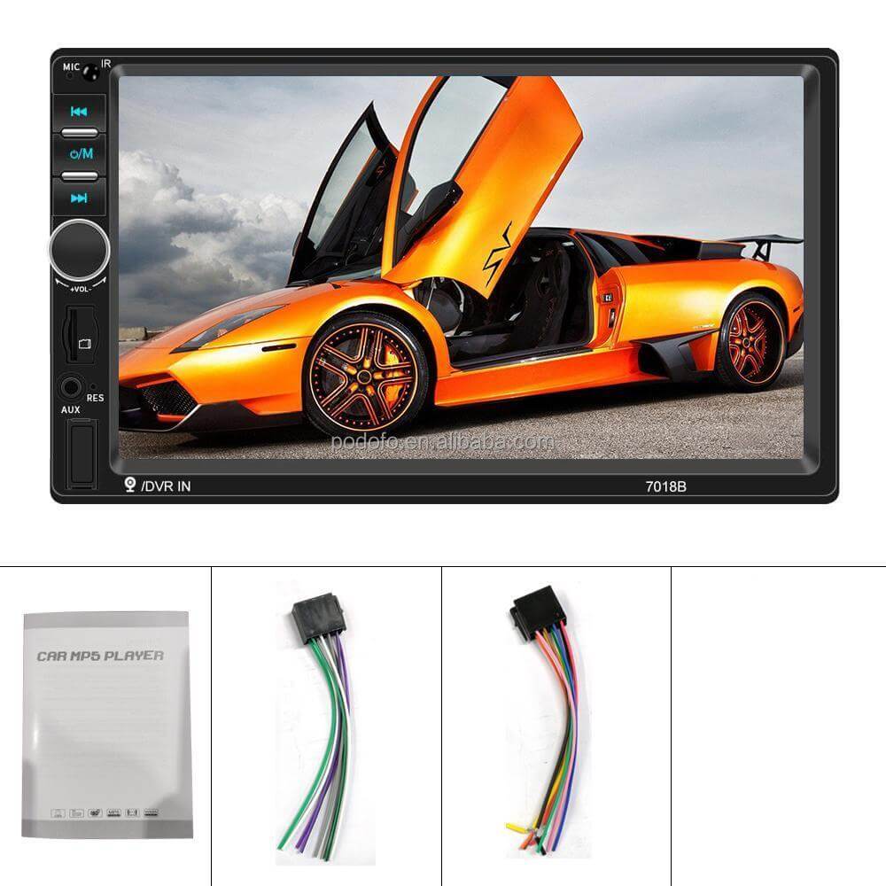 European, American And British Stock Related Baodafeng 2Din Car MP5 Player Car Radio 7 Inch Touch Screen Bluetooth USB AUX Stereo Wholesale - DBMP (Electronics And More Store)
