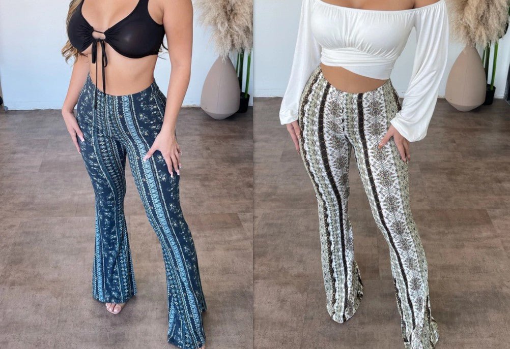High Elastic Tight Pants Slim Sexy Print Trousers Womens Clothing - DBMP Shop