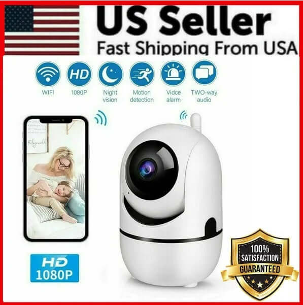 1080P WiFi Wireless Indoor Home Security Camera Night Vision Baby Pet Monitor - DBMP (Electronics And More Store)