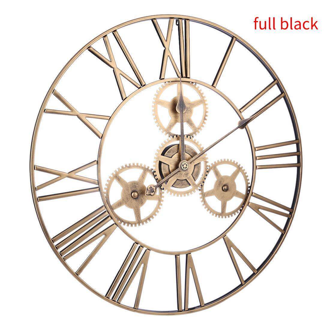American Antique Iron Gear Wall Clock - DBMP (Electronics And More Store)