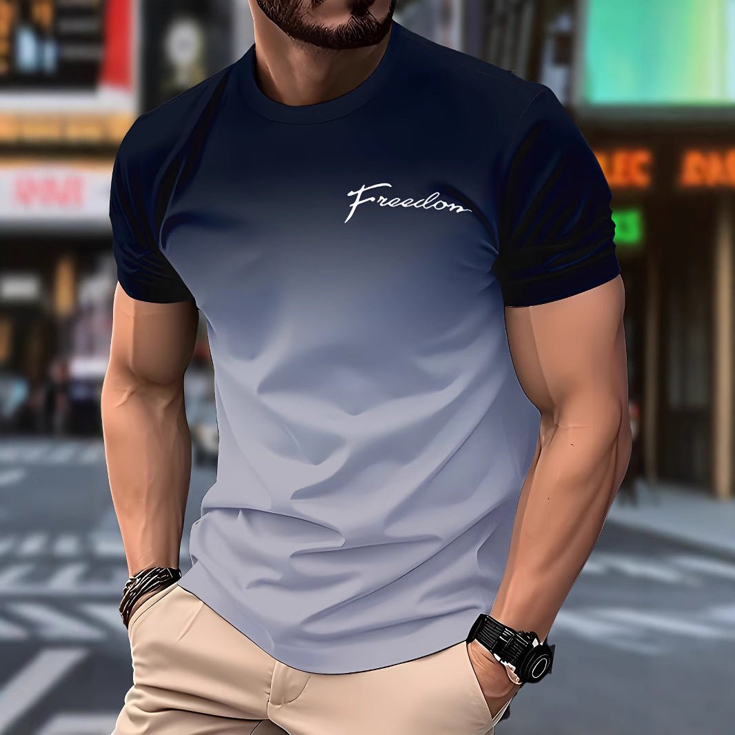 Mens Casual Stylish And Minimalist Summer Short-sleeve Shirt - DBMP Shop