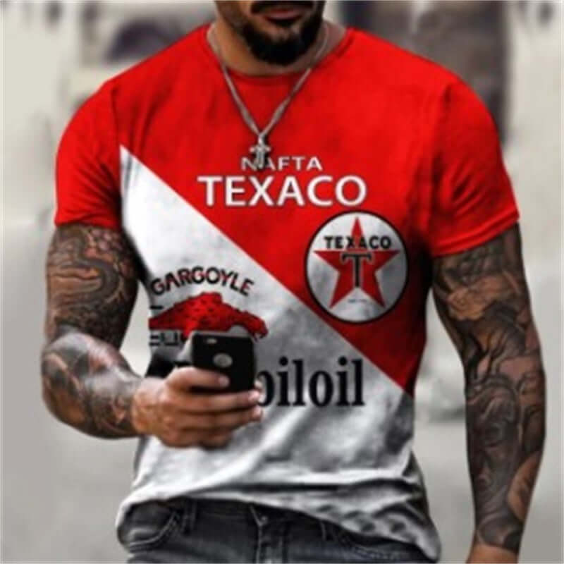 Digital Printing Short Sleeve Fashion T-shirt Men - DBMP (Electronics And More Store)