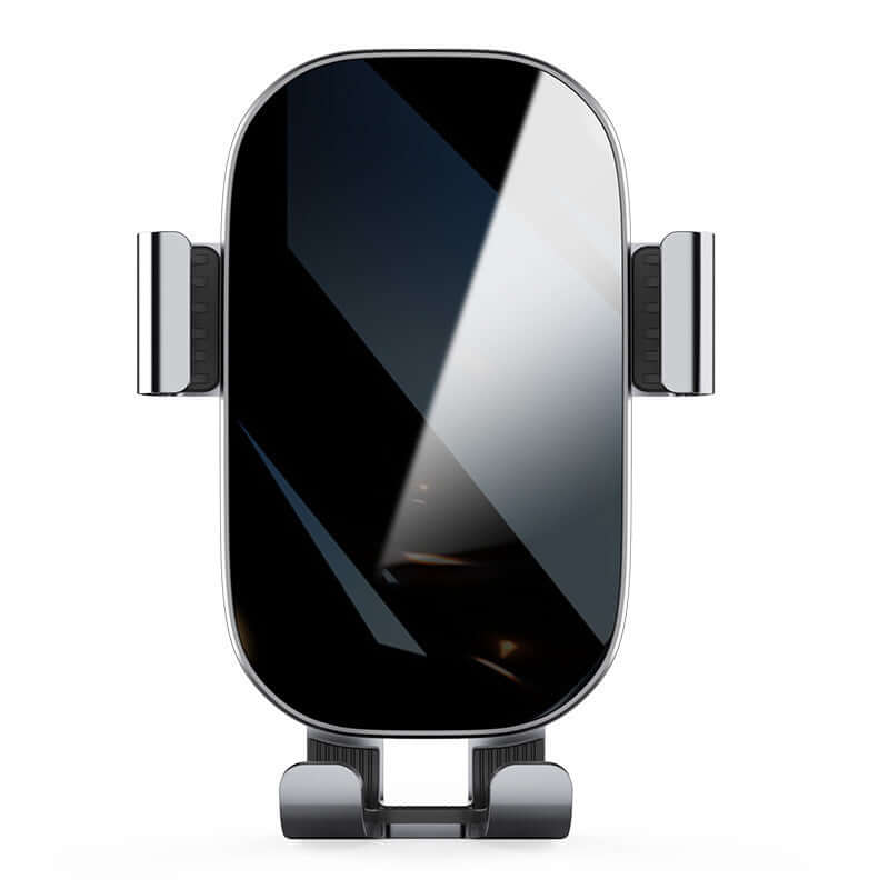 Sucker car phone holder stand with non-magnetic design, suitable for various car dashboard installations.