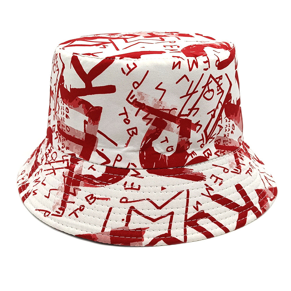 Hat Letter Graffiti Fisherman