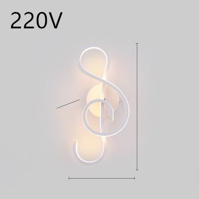 led wall lamp nordic minimalist bedroom bedside lamp - DBMP Shop