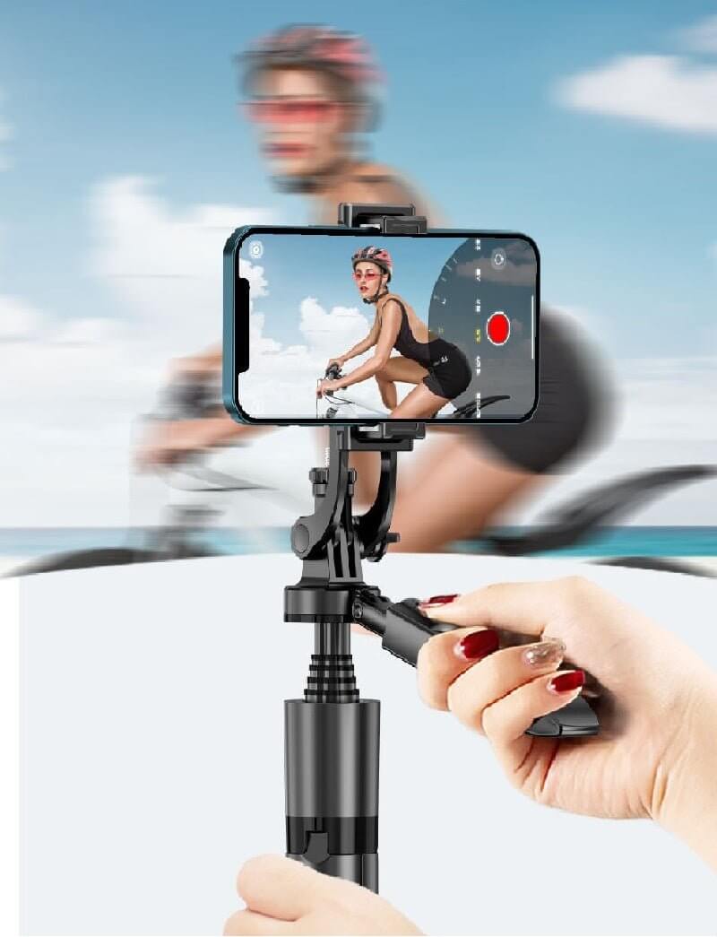 360 Auto Face Tracking Gimbal AI Smart Gimbal Face Tracking Auto Phone Holder For Smartphone Video Vlog Live Stabilizer Tripod - DBMP (Electronics And More Store)