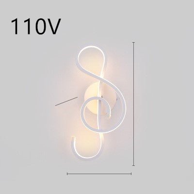 led wall lamp nordic minimalist bedroom bedside lamp - DBMP Shop