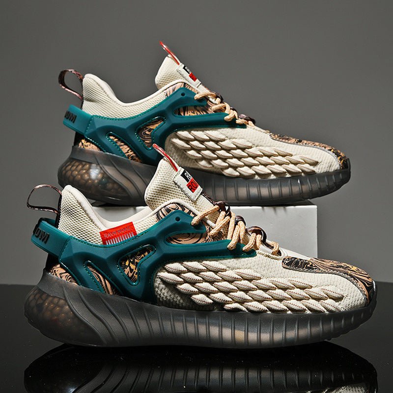 New Style Men's Shoes Fish Scale Net Coconut Shoes - DBMP Shop