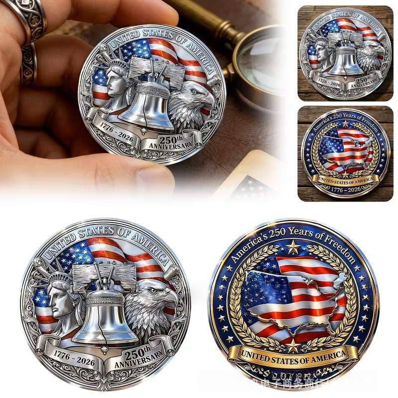 Commemorative Coin Alloy Relief Of The Statue Of Liberty - DBMP Shop