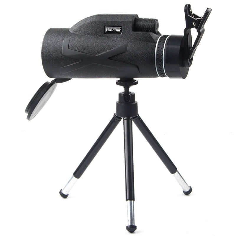 Outdoor monocular night vision telescope with tripod for cell phones and astronomy