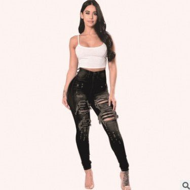 Ripped Jeans For Women Skinny Pants - DBMP Shop