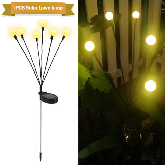 Simulation Firefly Solar Light Outdoor Garden Decoration Lawn Landscape Lamp Xmas Decor Solar LED Lights Outdoor Garden Lights - DBMP (Electronics And More Store)