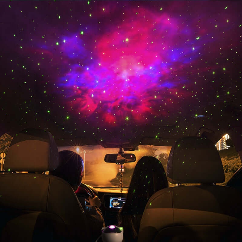Creative Astronaut Galaxy Starry Sky Projector Nightlight USB Atmospher Bedroom Table Lamp - DBMP (Electronics And More Store)