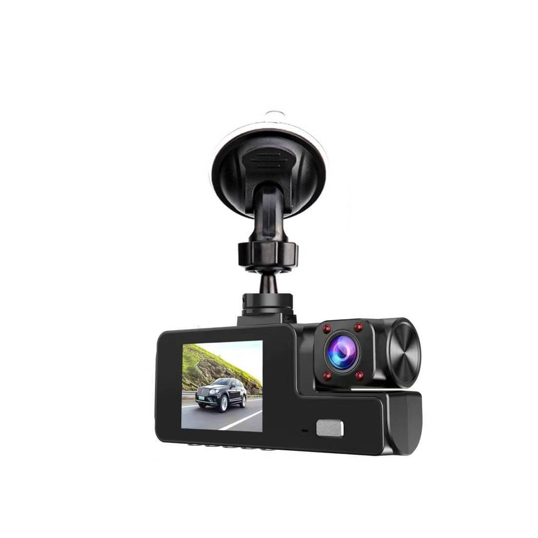 Dash Cam Car HD 1080P Front Rear Inside Dual Lens Video Recorder Camera G - Sensor - DBMP (Electronics And More Store)