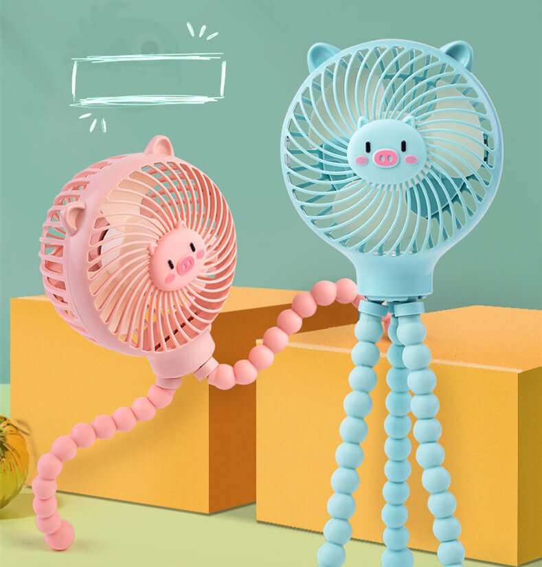 Poussette Poulpe Petit Ventilateur De Poche Usb Charge Silencieux Grand - capacité Poussette Pour Bébé - DBMP (Electronics And More Store)