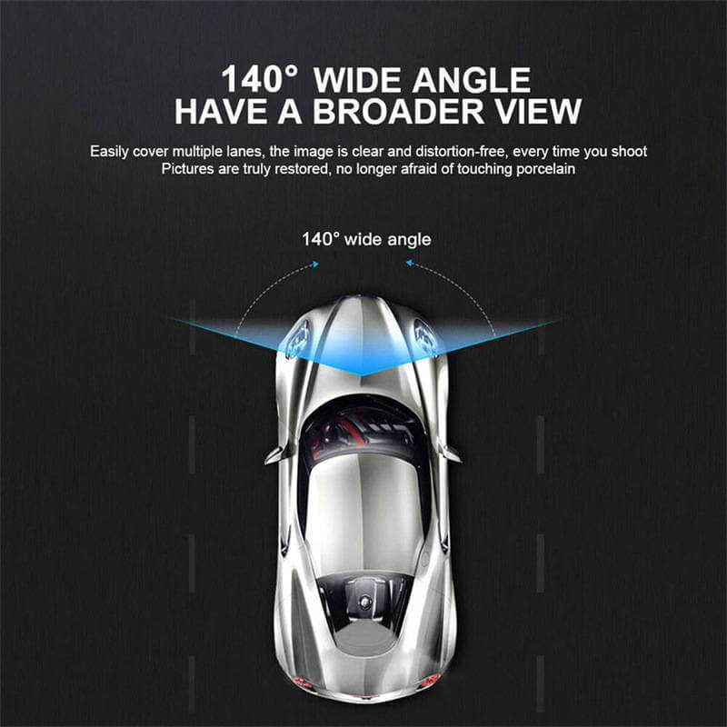 Dash Cam Car HD 1080P Front Rear Inside Dual Lens Video Recorder Camera G - Sensor - DBMP (Electronics And More Store)