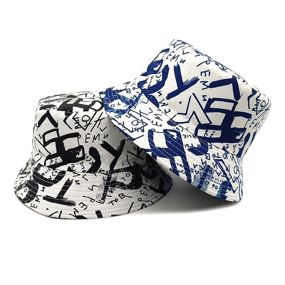Hat Letter Graffiti Fisherman