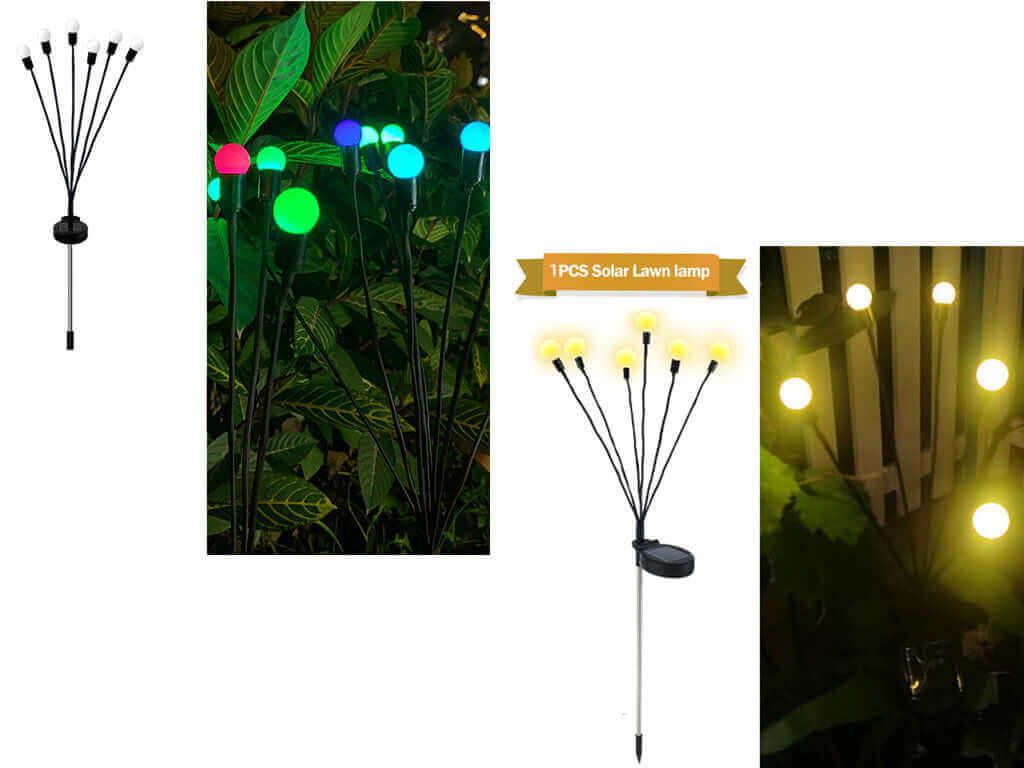 Simulation Firefly Solar Light Outdoor Garden Decoration Lawn Landscape Lamp Xmas Decor Solar LED Lights Outdoor Garden Lights - DBMP (Electronics And More Store)