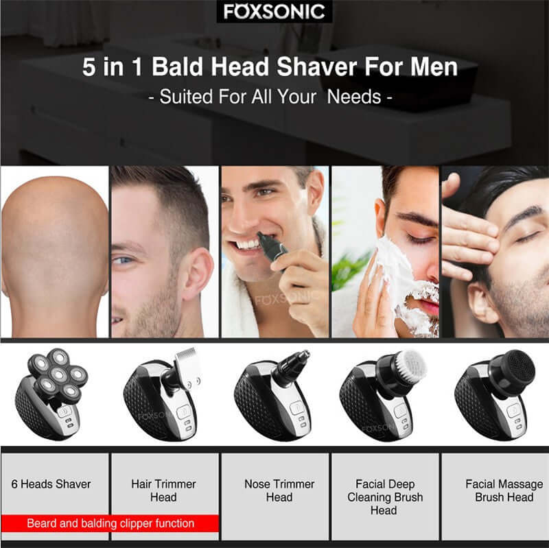 6 in 1 Multifunctional Rechargeable Electric Shaver - DBMP (Electronics And More Store)