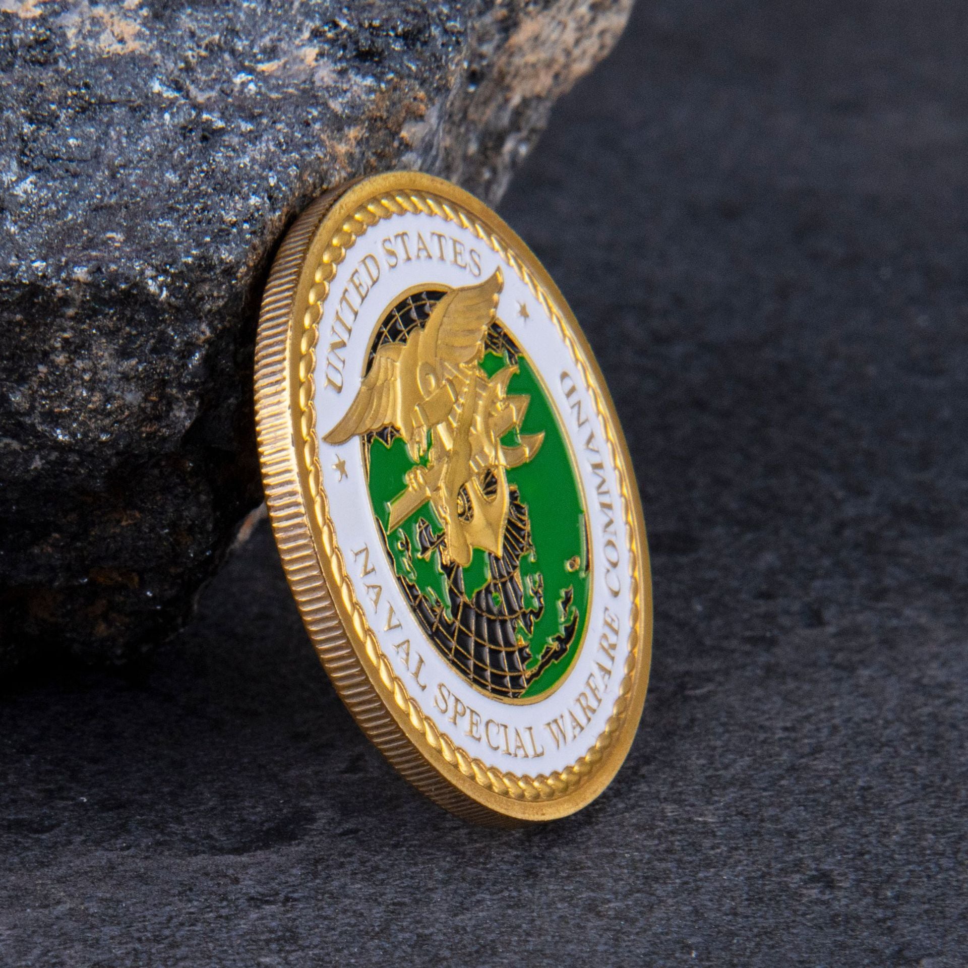 Military Commemorative Coins Embossed Paint Challenge Coins Custom Metal Crafts Badges