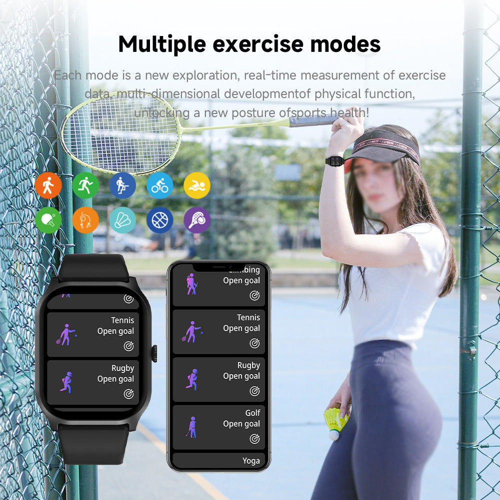 Sports Watch Waterproof HD Large Screen Bluetooth Calling