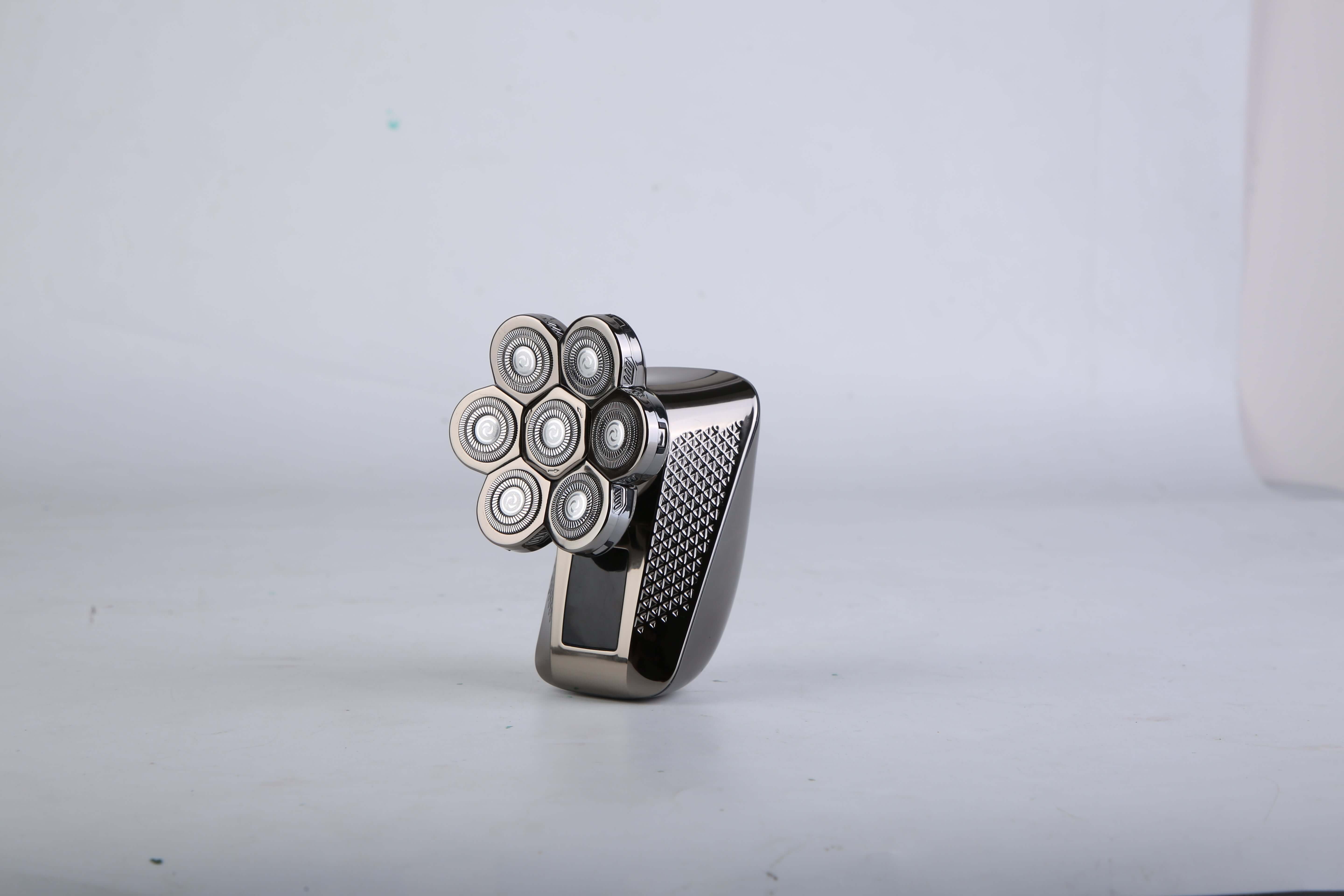 1Pc Head Shavers For Bald Men 5 In 1 7D Electric Rotary Razor Rechargeable Cordless Head Beard Trimmer Shaver Kit IPX6 Waterproof Dry Wet Grooming Kit With 3 Combs - DBMP (Electronics And More Store)