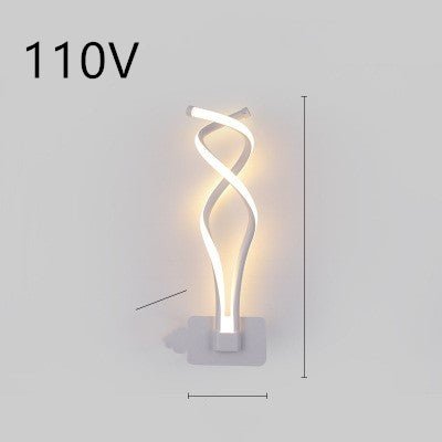 led wall lamp nordic minimalist bedroom bedside lamp - DBMP Shop
