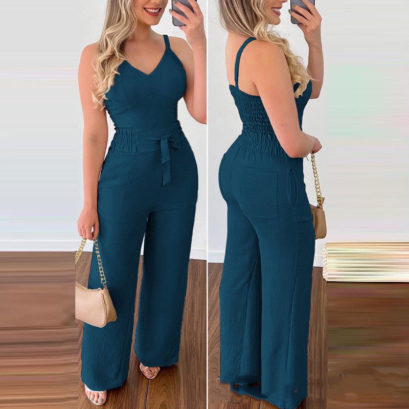 Women's Camisole Straight - leg Pants Casual Suit - DBMP Shop