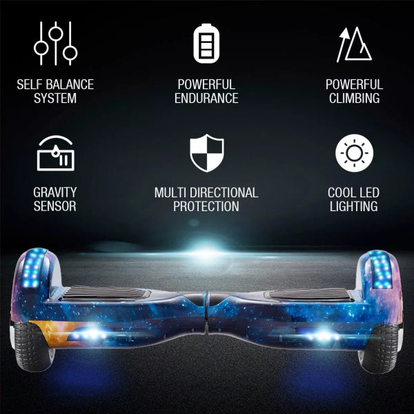 Electric Scooters LED Self-Balancing Scooter Hoverboard For Kids Bluetooth