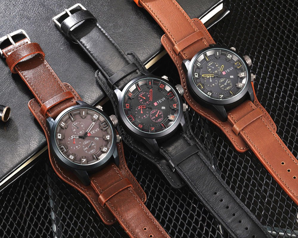 Mens Trendy Korean-style Sport Watch With A Bold Large Dial For Students - DBMP Shop