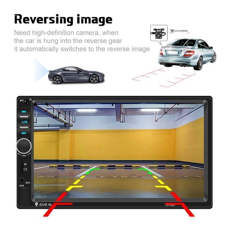 European, American And British Stock Related Baodafeng 2Din Car MP5 Player Car Radio 7 Inch Touch Screen Bluetooth USB AUX Stereo Wholesale - DBMP (Electronics And More Store)