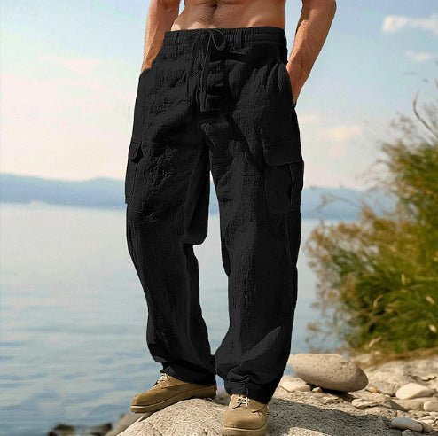 Men's Four Seasons Thin Loose Casual Wide-leg Pants - DBMP Shop
