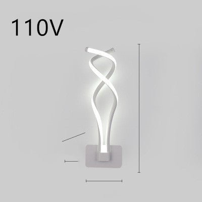 led wall lamp nordic minimalist bedroom bedside lamp - DBMP Shop