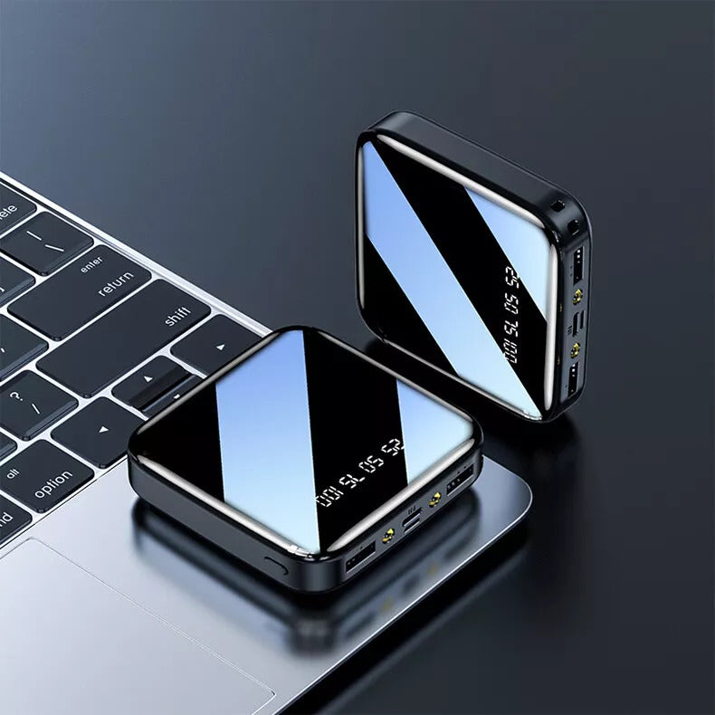 1o000mAh Power Bank, Portable Fast Charger, Battery With 2 USB For Mobile Phones