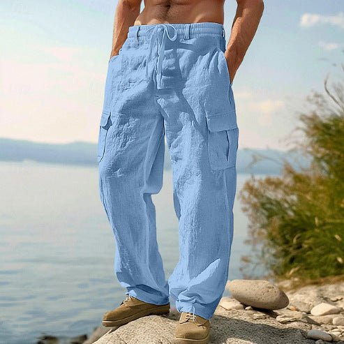 Men's Four Seasons Thin Loose Casual Wide-leg Pants - DBMP Shop