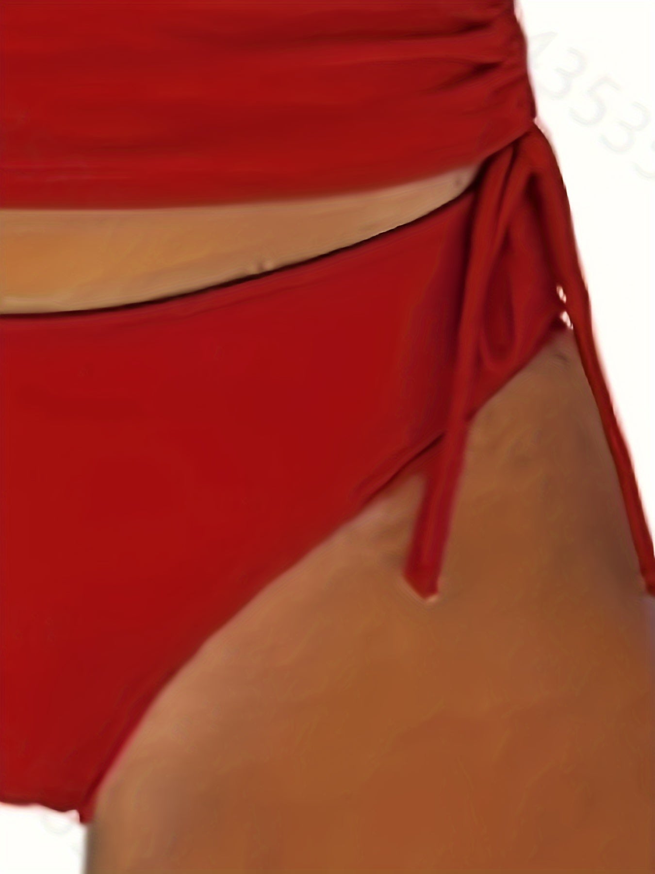 Women's Two-piece Casual Swimsuit P125 Red